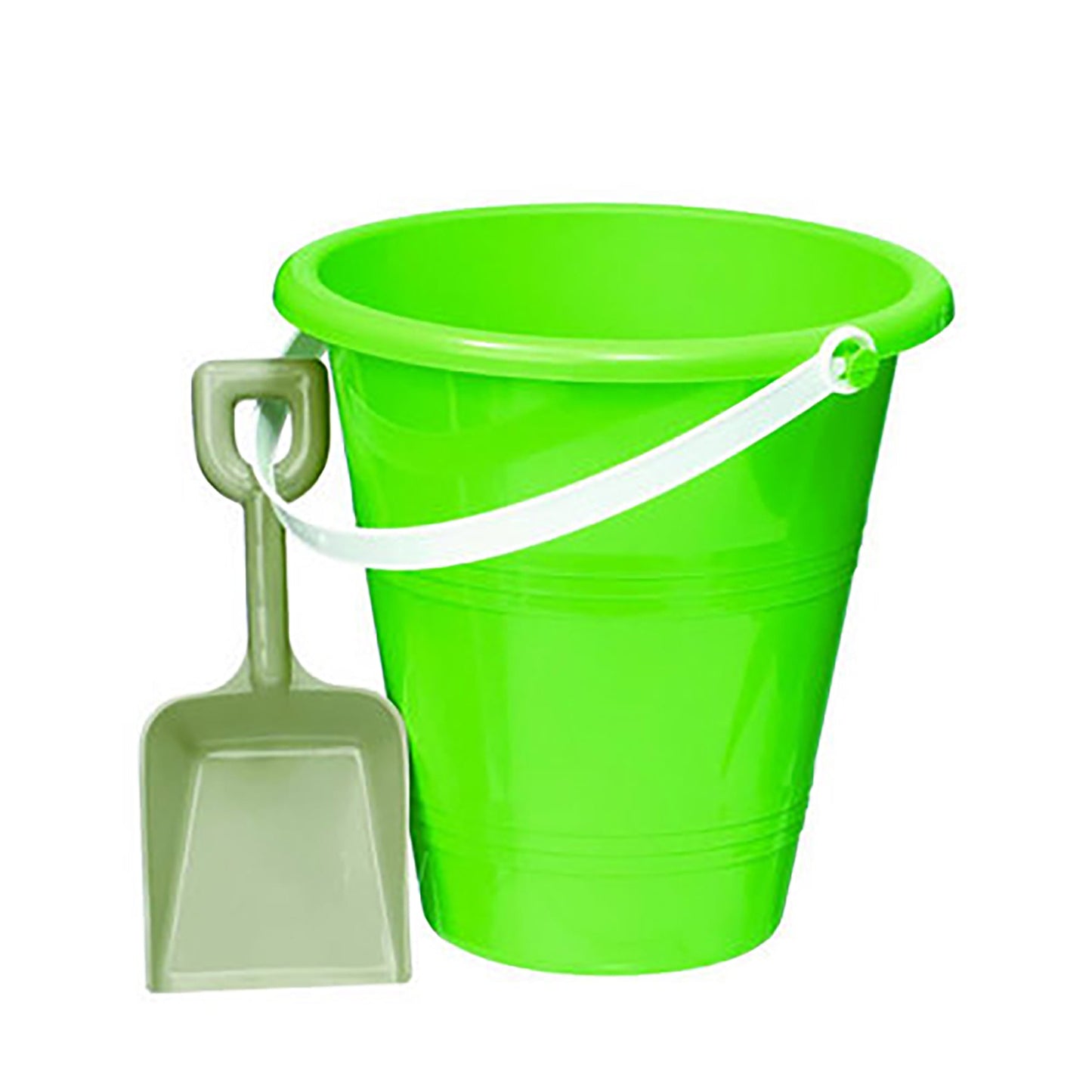 9" PLASTIC SHOVEL & PAIL