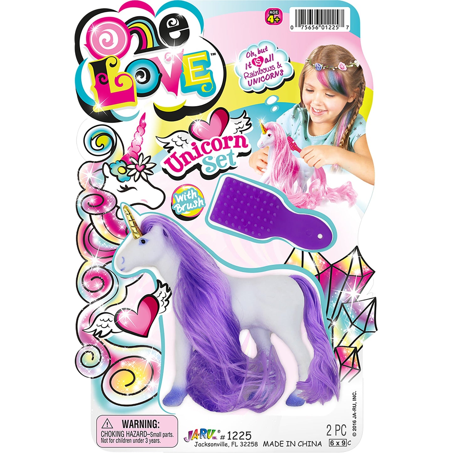 UNICORN SET W/BRUSH