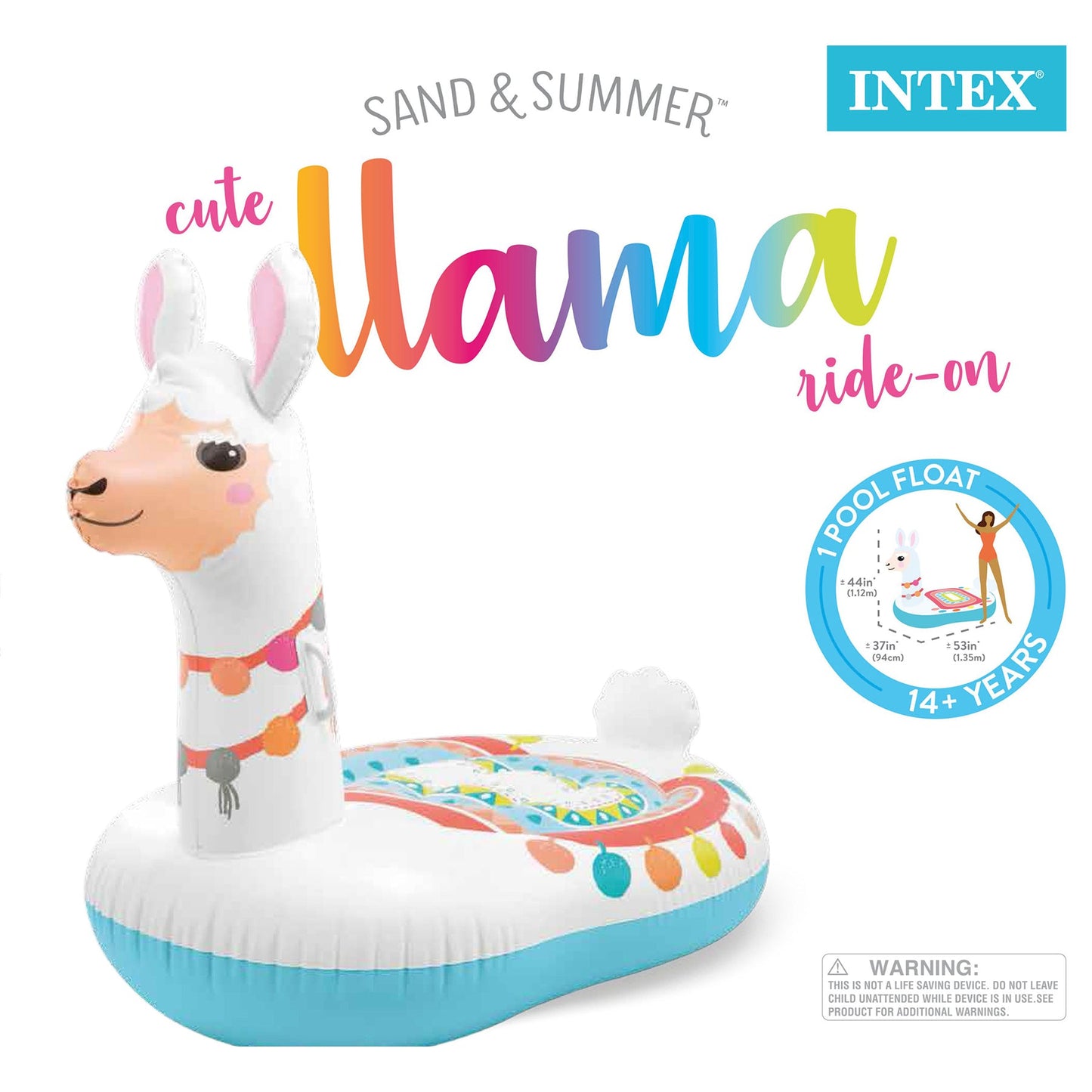 CUTE LLAMA RIDE-ON