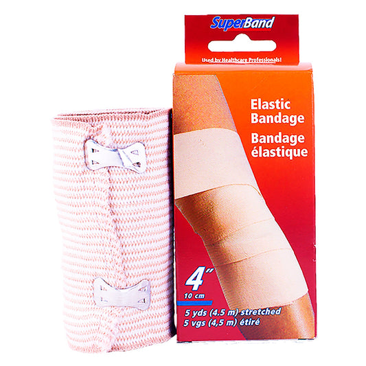 ELASTIC BANDAGE WITH CLIPS