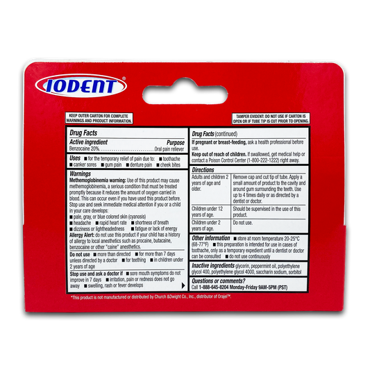 TOOTHACHE & GUM RELIEF GEL