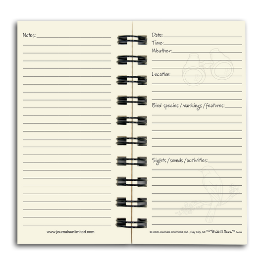 BIRD WATCHING MINI JOURNAL