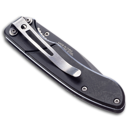 ALUMINUM BODY BLACK KNIFE