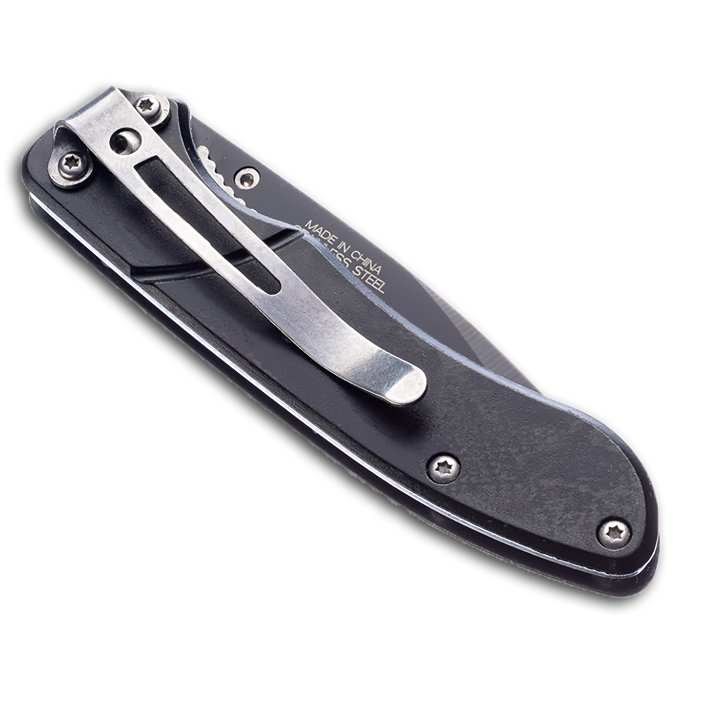 ALUMINUM BODY BLACK KNIFE