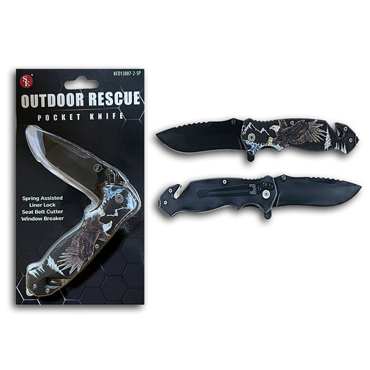 OUTDOOR RESCUE POCKET KNIFE