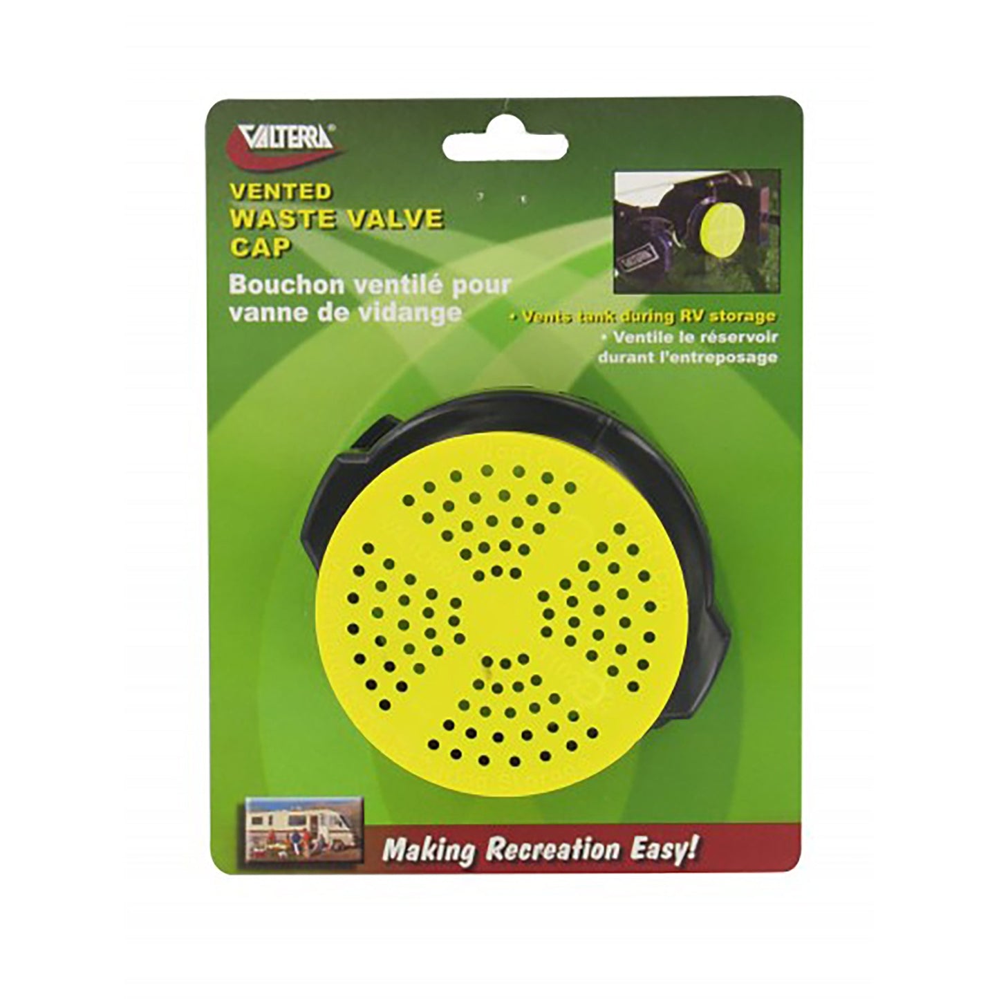 VENTED WASTE VALVE CAP