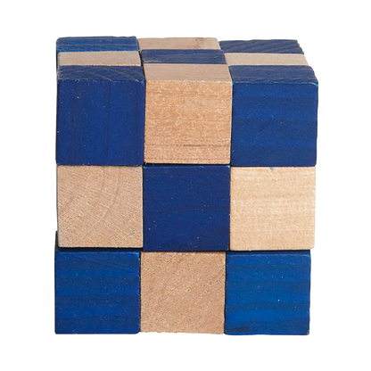 WOODEN ELASTIC CUBE PUZZLE