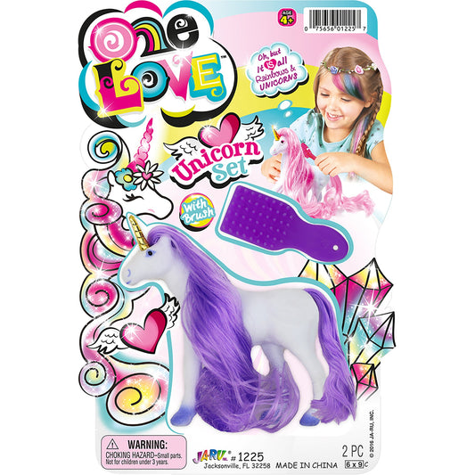 UNICORN SET W/BRUSH