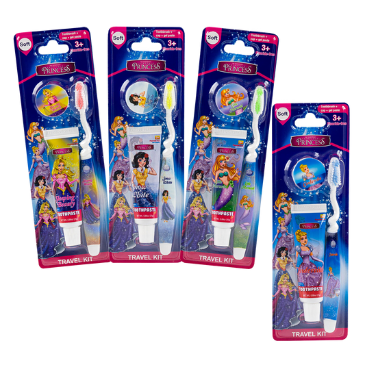 GIRLS TOOTHBRUSH TRAVEL KIT