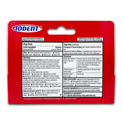 TOOTHACHE & GUM RELIEF GEL