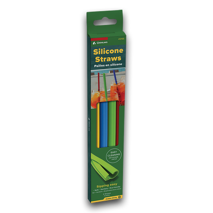 4PK SILICONE STRAWS
