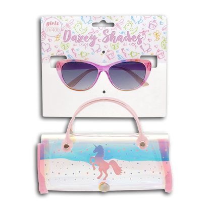 GIRLS SUNGLASSES W/CASE