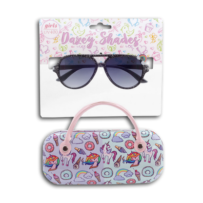 GIRLS SUNGLASSES W/CASE