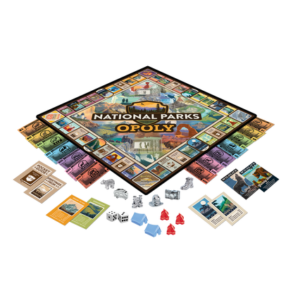 NATIONAL PARKS OPOLY BOARD GAME