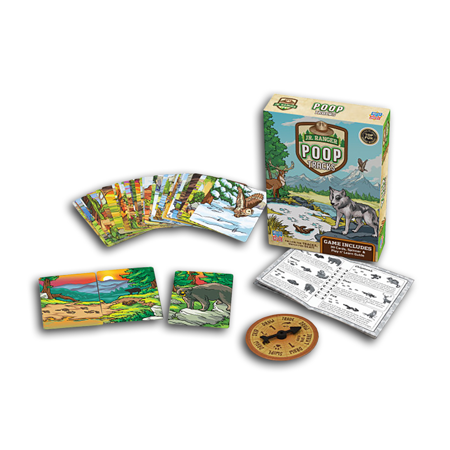 JR RANGER POOP TRACKS CARD GAME