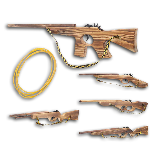 WOODEN RUBBER BAND RIFLE