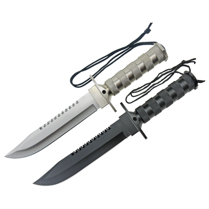 13.5" HUNTING KNIFE W/SURVIVAL KIT
