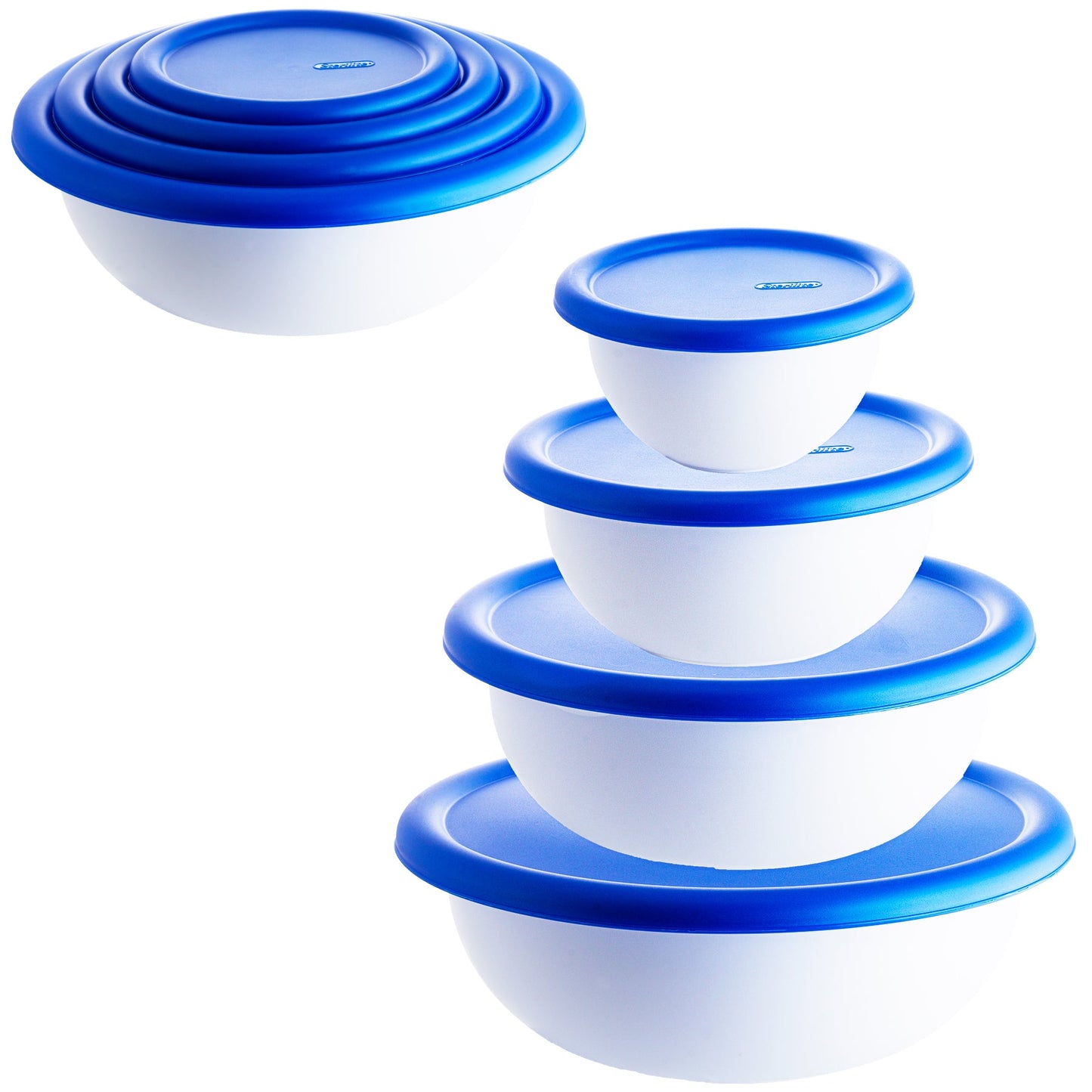 8PC STERILITE NESTING BOWL SET
