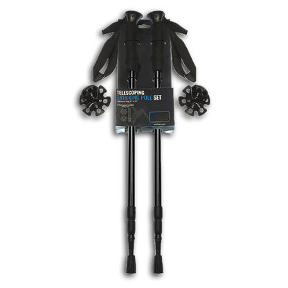 TELESCOPING TREKKING POLE SET