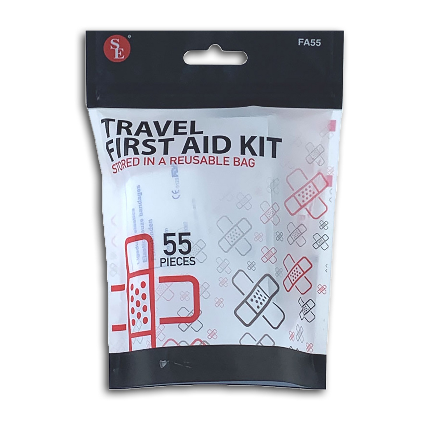 55PC FIRST AID TRAVEL KIT