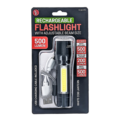 RECHARGEABLE USB FLASHLIGHT