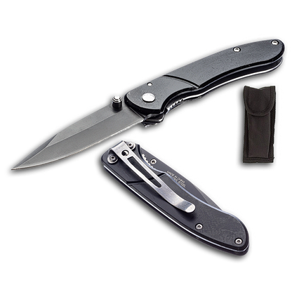 ALUMINUM BODY BLACK KNIFE