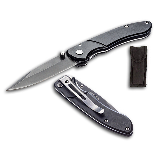 ALUMINUM BODY BLACK KNIFE