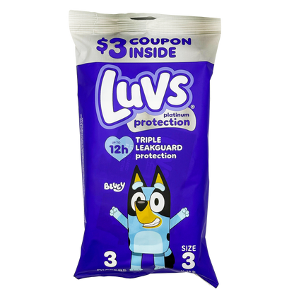 3PK LUVS DIAPERS