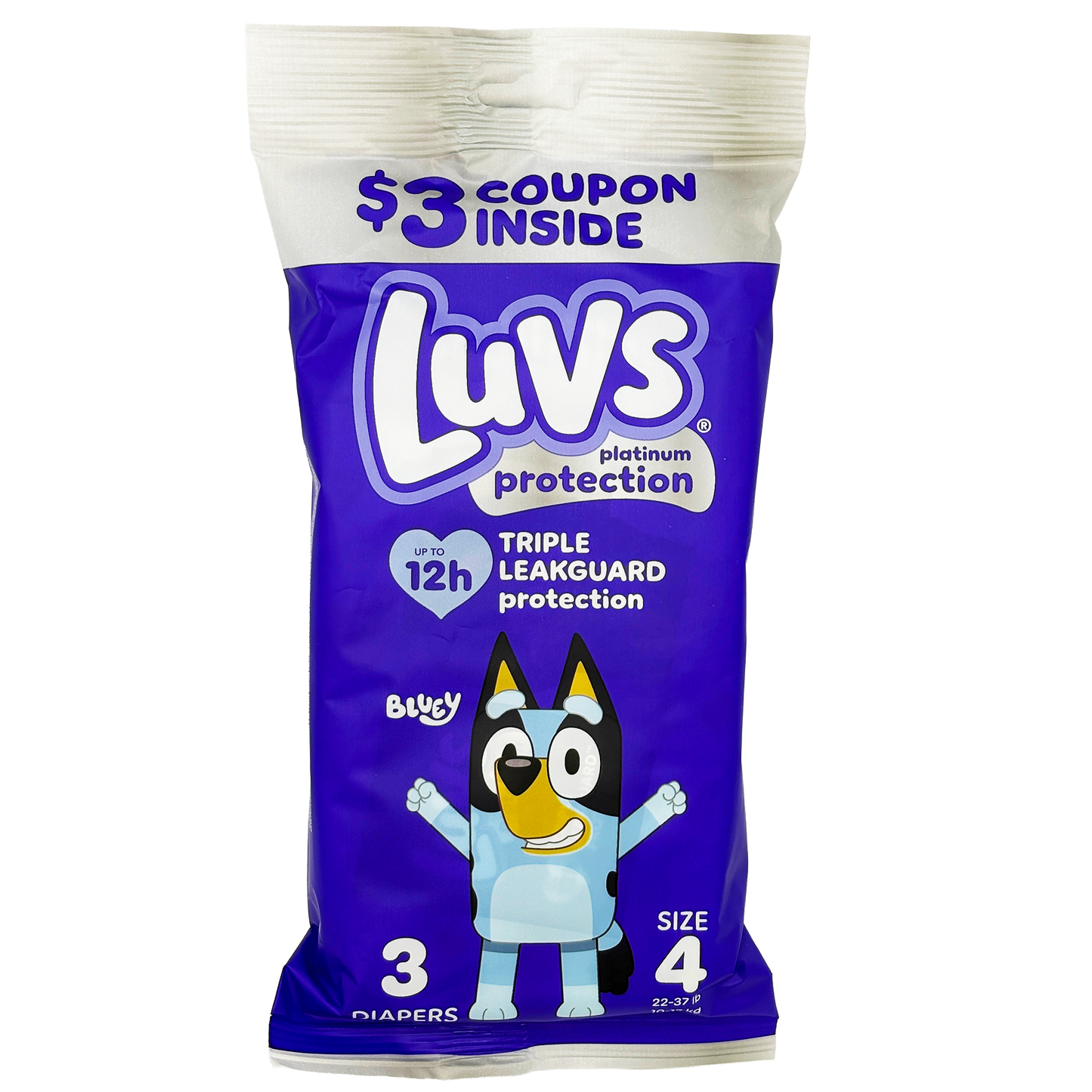 3PK LUVS DIAPERS