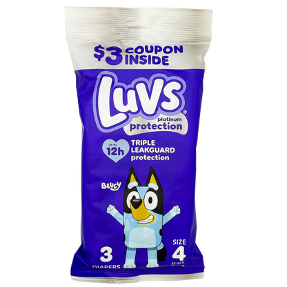 3PK LUVS DIAPERS