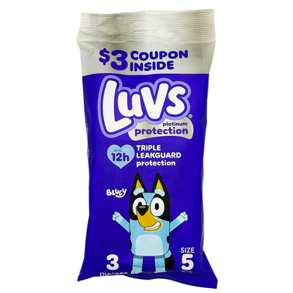3PK LUVS DIAPERS
