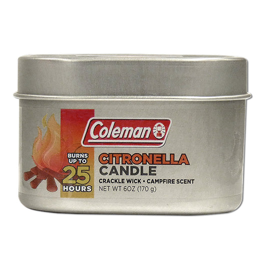 COLEMAN CITRONELLA CANDLE TIN