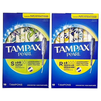 TAMPAX PEARL TAMPONS